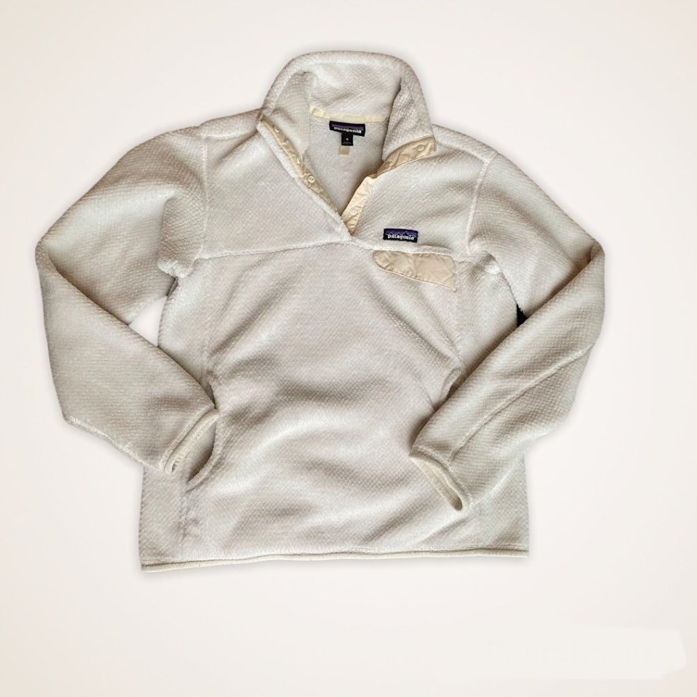 Patagonia Women's Polartec Re-Tool Synchilla Snap T Fleece Pullover Sweater